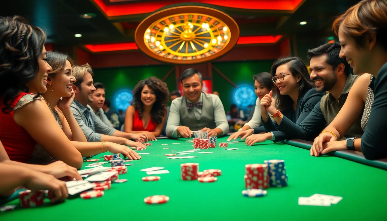 Experience the thrill of winning at 79KING's vibrant poker table with colorful chips and cards.